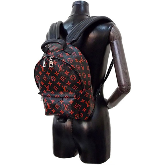 Louis Vuitton Rucksack Palm Springs Backpack PM Monogram Enfra Rouge - Picture 8 of 10
